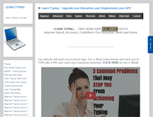 Tablet Screenshot of learntyping.org